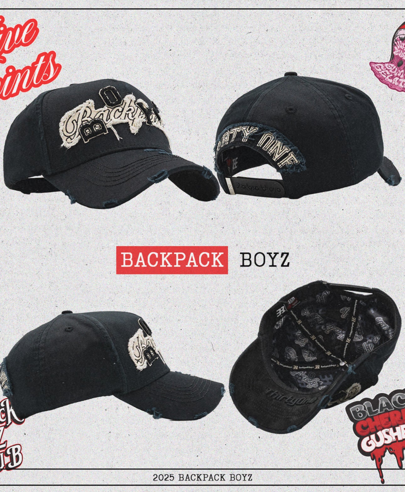 Backpack Boyz “Distressed” Full set